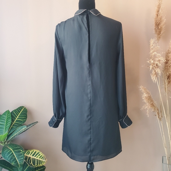 ANTHROPOLOGY Avec Les Filles Black Mini Dress - Picture 14 of 16